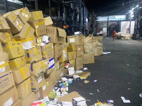 Defective products destruction service