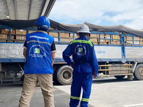 Port cargo destruction service