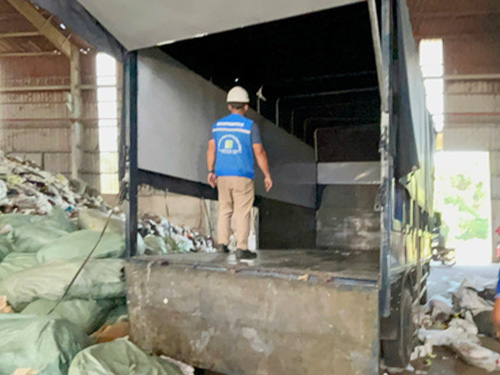 Excess and damaged raw materials destruction service